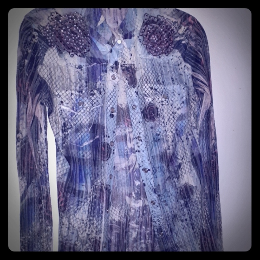 GUESS VINTAGE BUTTON UP